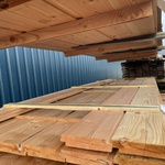 Ca. 18x Douglas Zweeds Rabat, 28x190mm, lengte 400cm